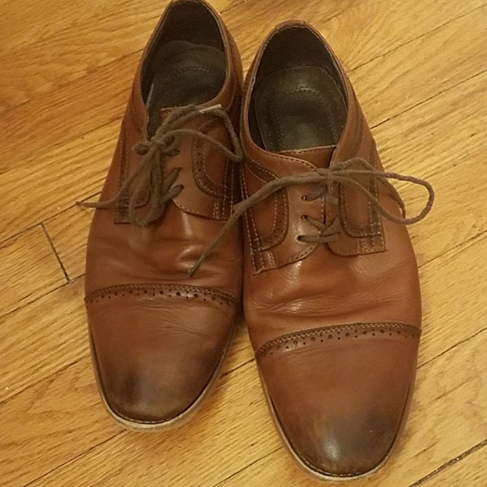 Stacy Adams Dickinson Cap Toe leather oxfords
